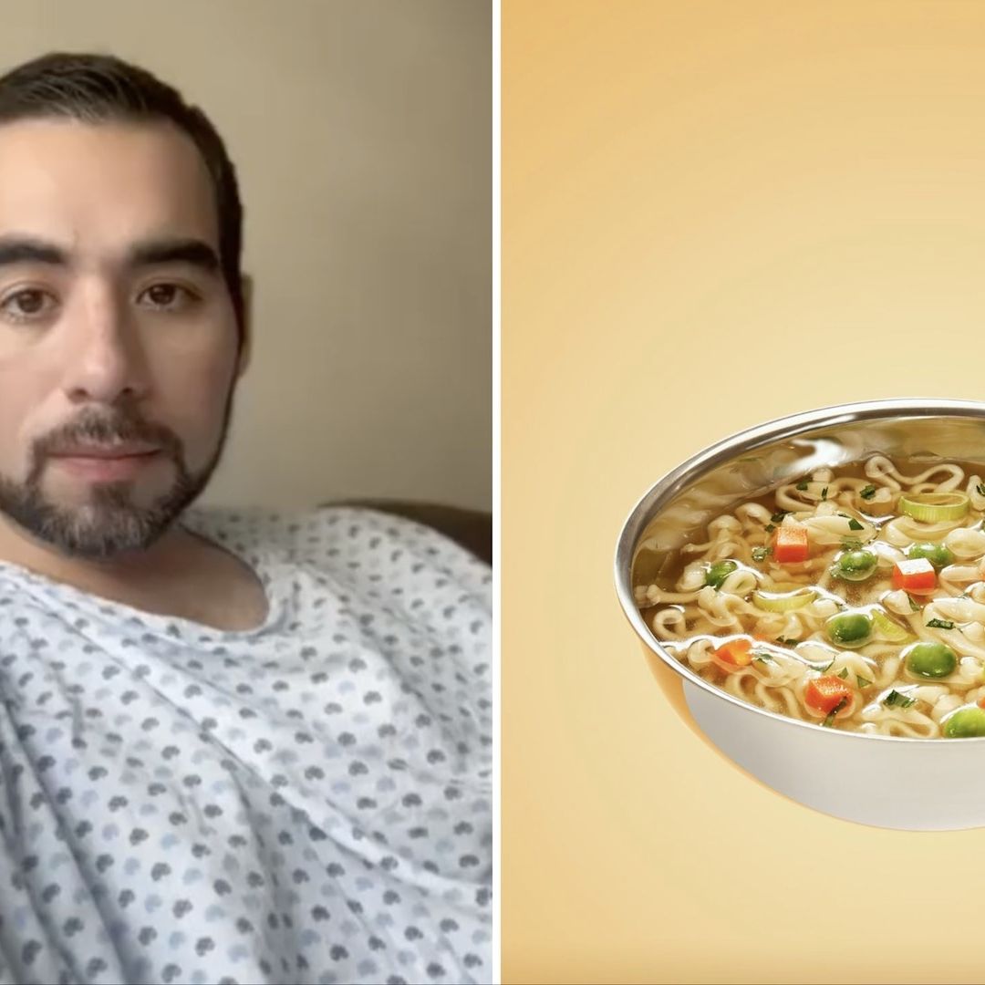 Termina en el hospital por comer sopa instantánea de konjac