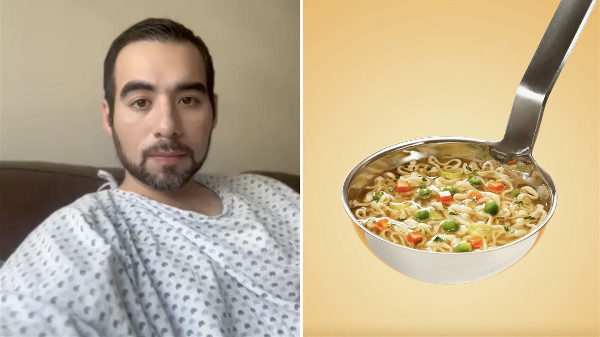 Termina en el hospital por comer sopa instantánea de konjac