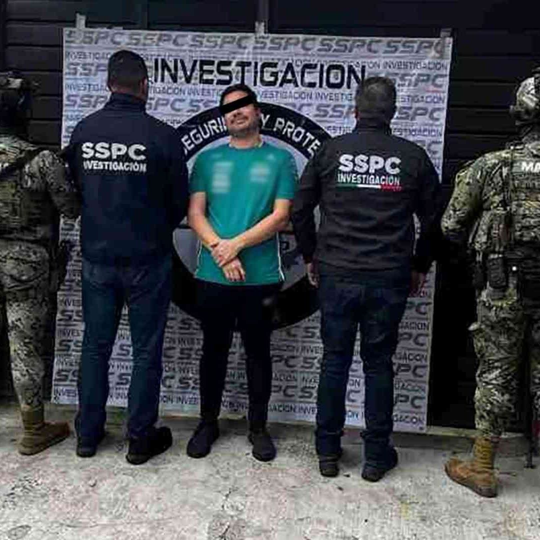 Detención de Luis Alberto ‘O’, alias 'Pupusita'.