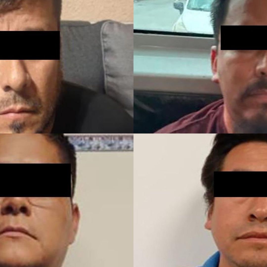 Fotos de los cuatro detenidos
