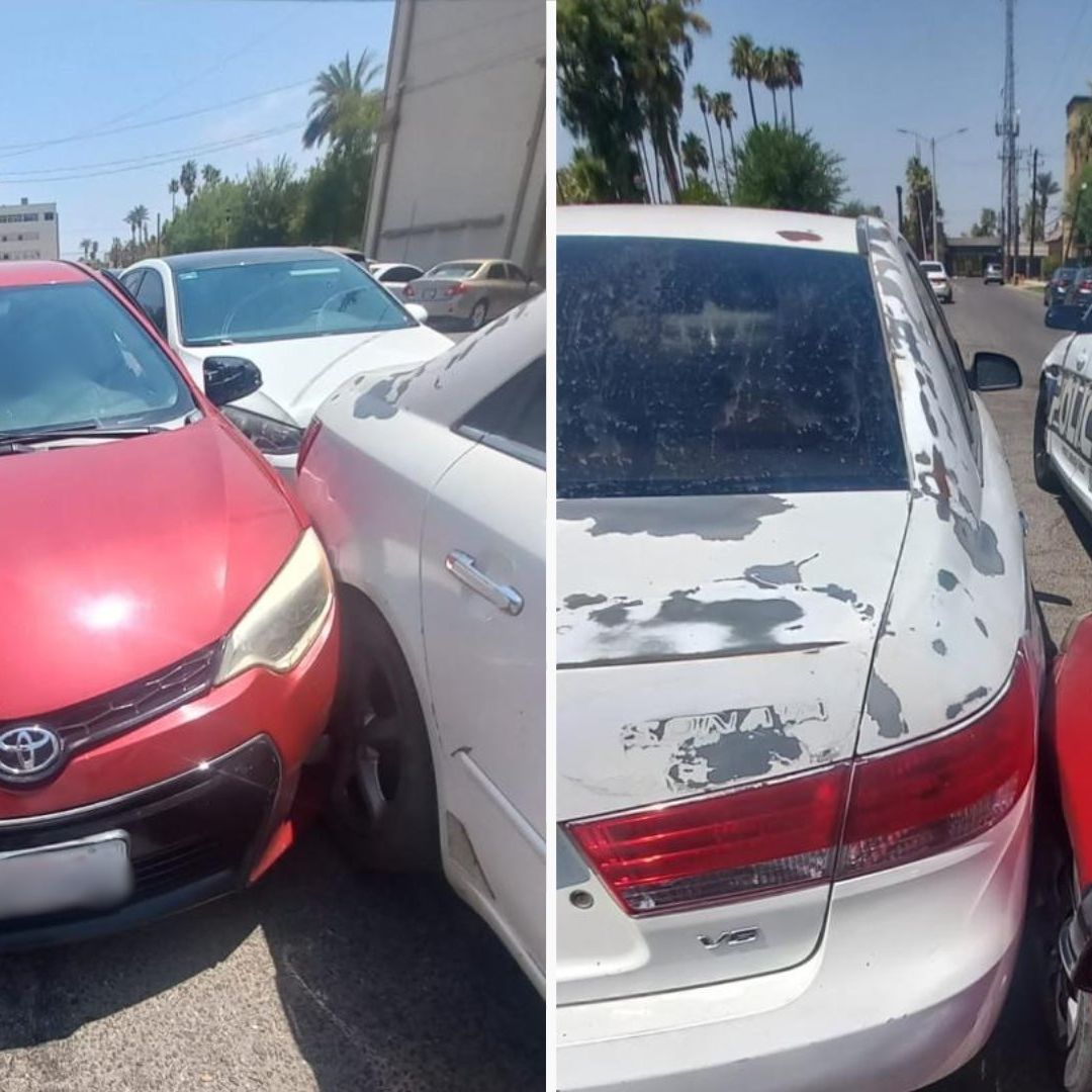 Conductor Muere al Volante y Choca Contra Auto Estacionado en Mexicali