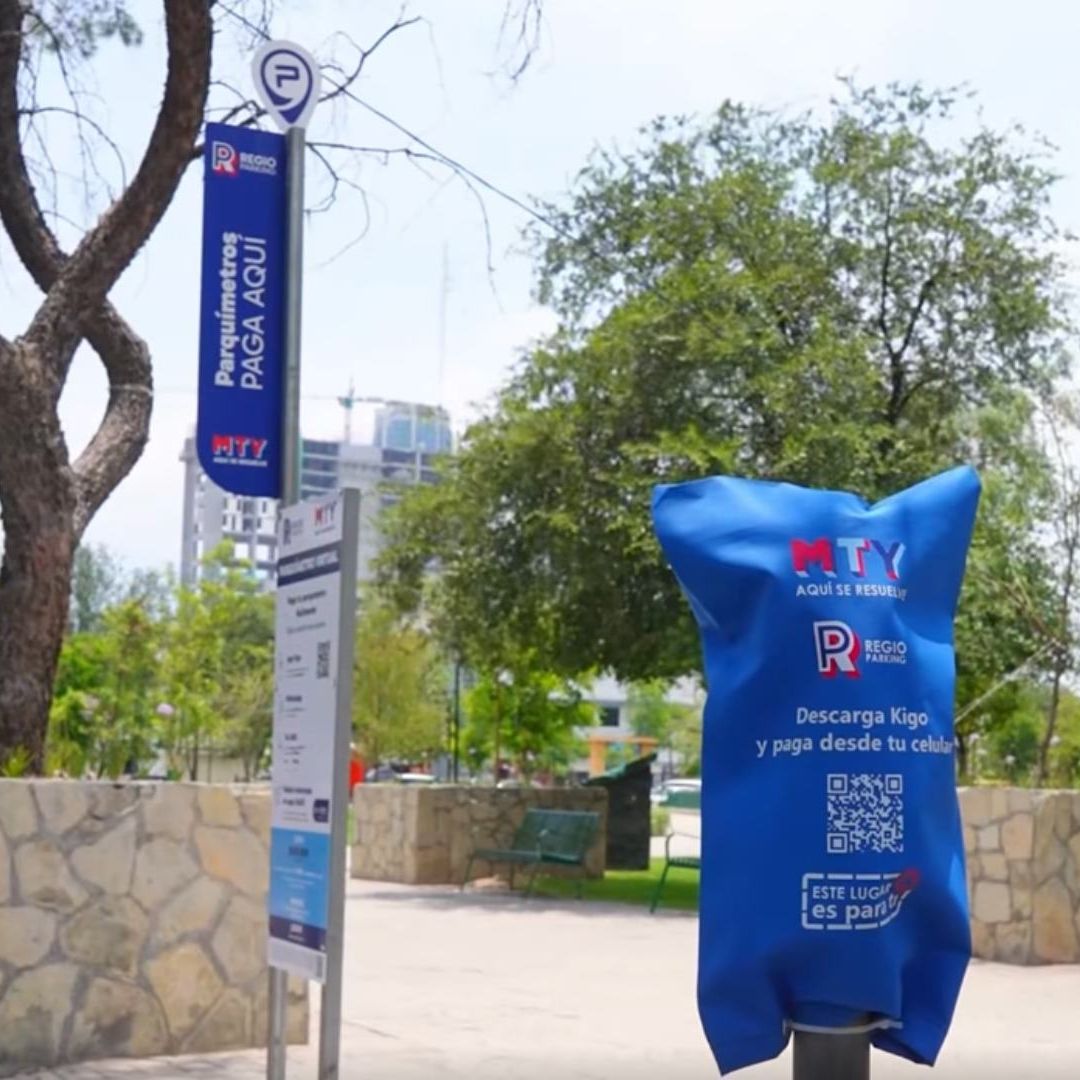 Nuevos parquímetros digitales en el Centro de Monterrey