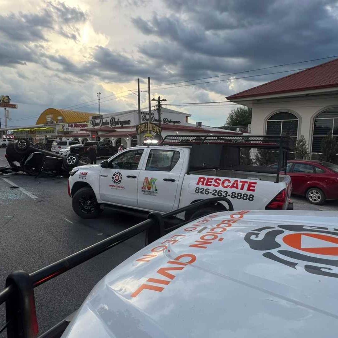 Accidente Carretero en Montemorelos, Nuevo León,  deja al menos 7 lesionados