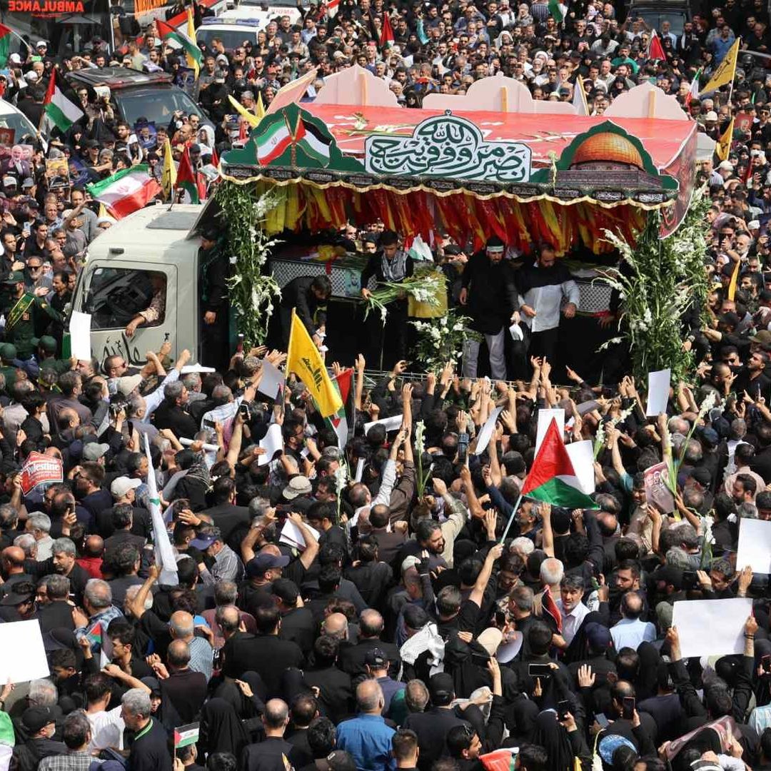 Miles Asisten al Funeral de Ismail Haniyeh, Líder de Hamás Asesinado