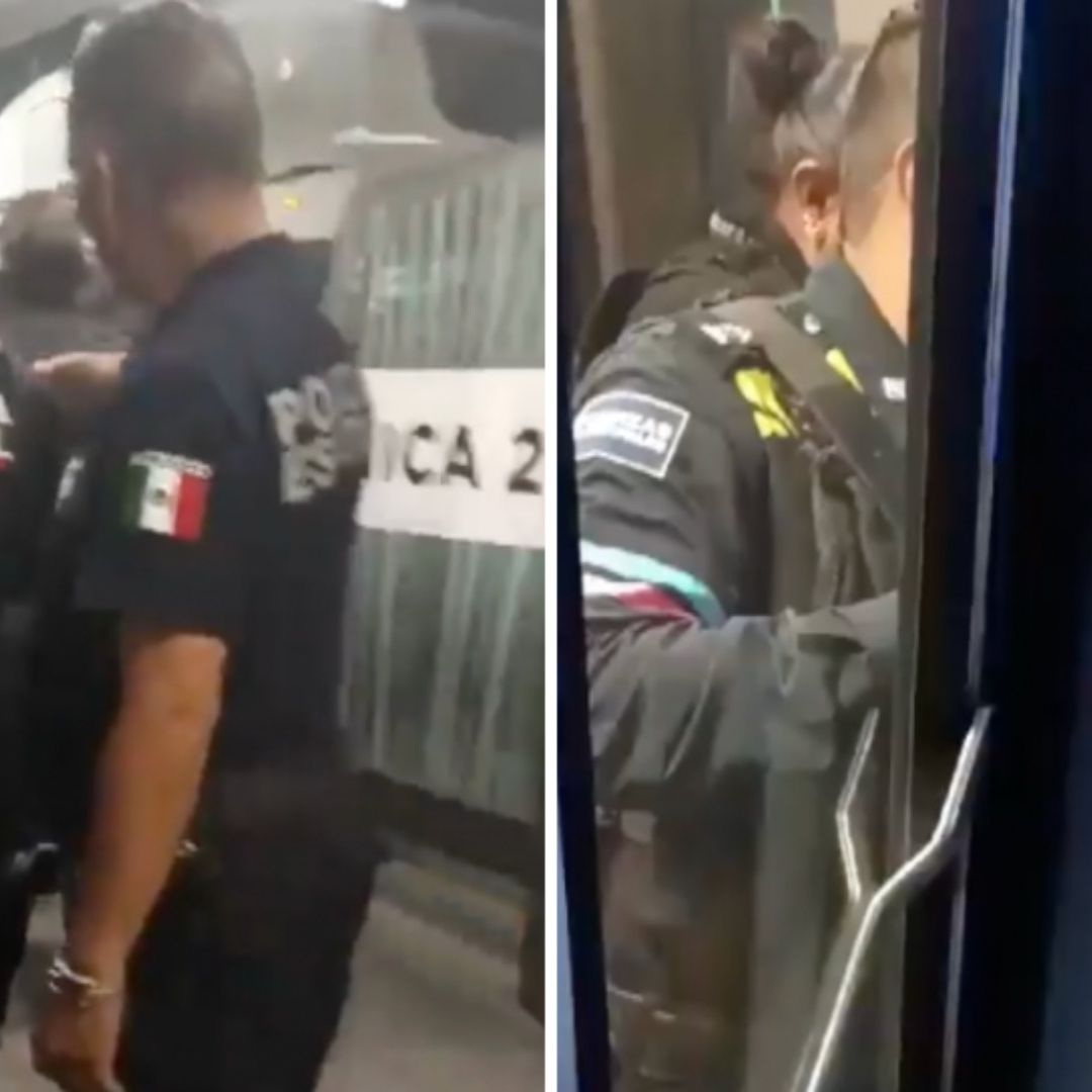 Operativo en el Paradero Clínica 2 de Ruta; Detuvieron a Ladrones de Teléfonos. Foto: Ehécatl Mello | N+