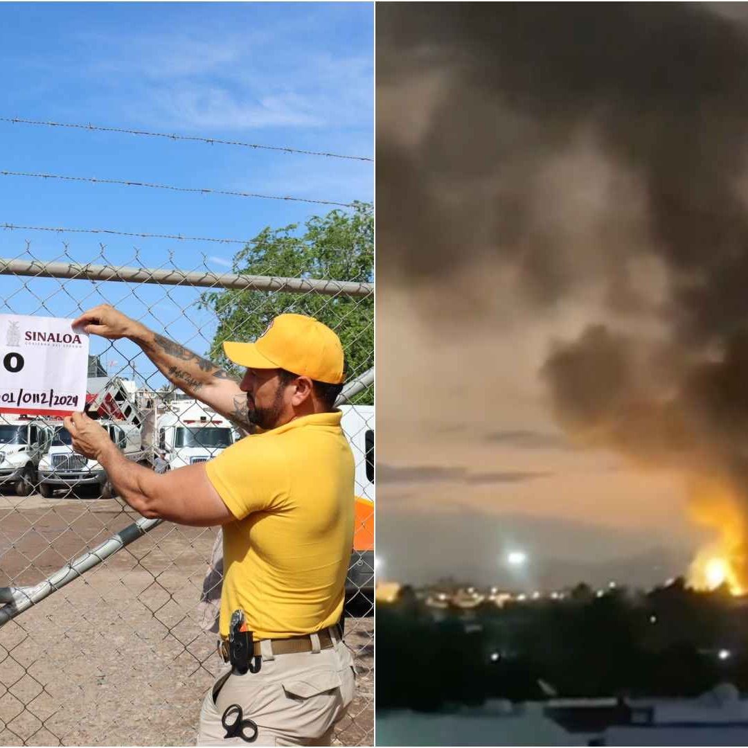 Incendio en planta de gas en Culiacán, Sinaloa
