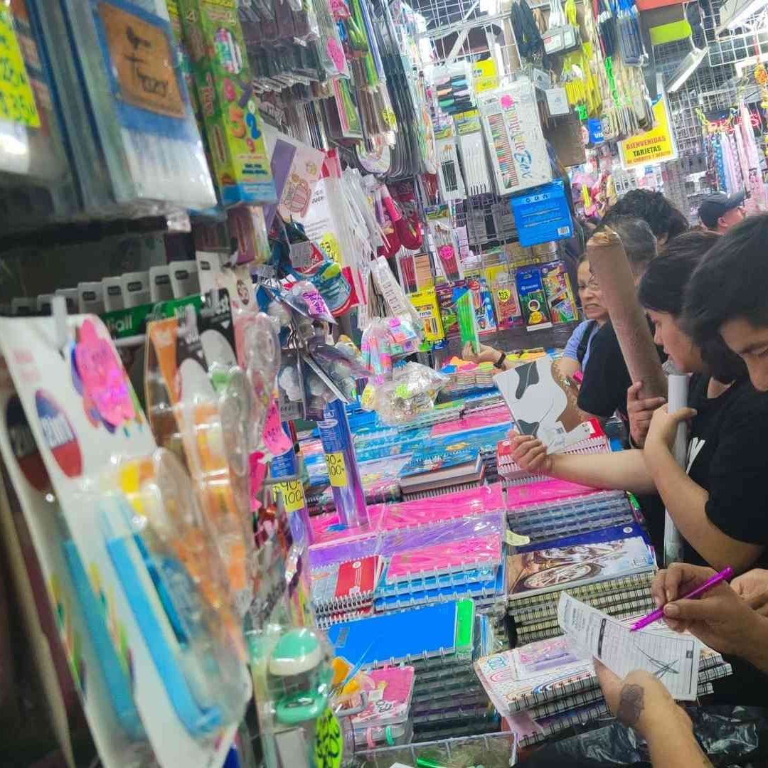 Compra de útiles escolares en la zona centro de CDMX