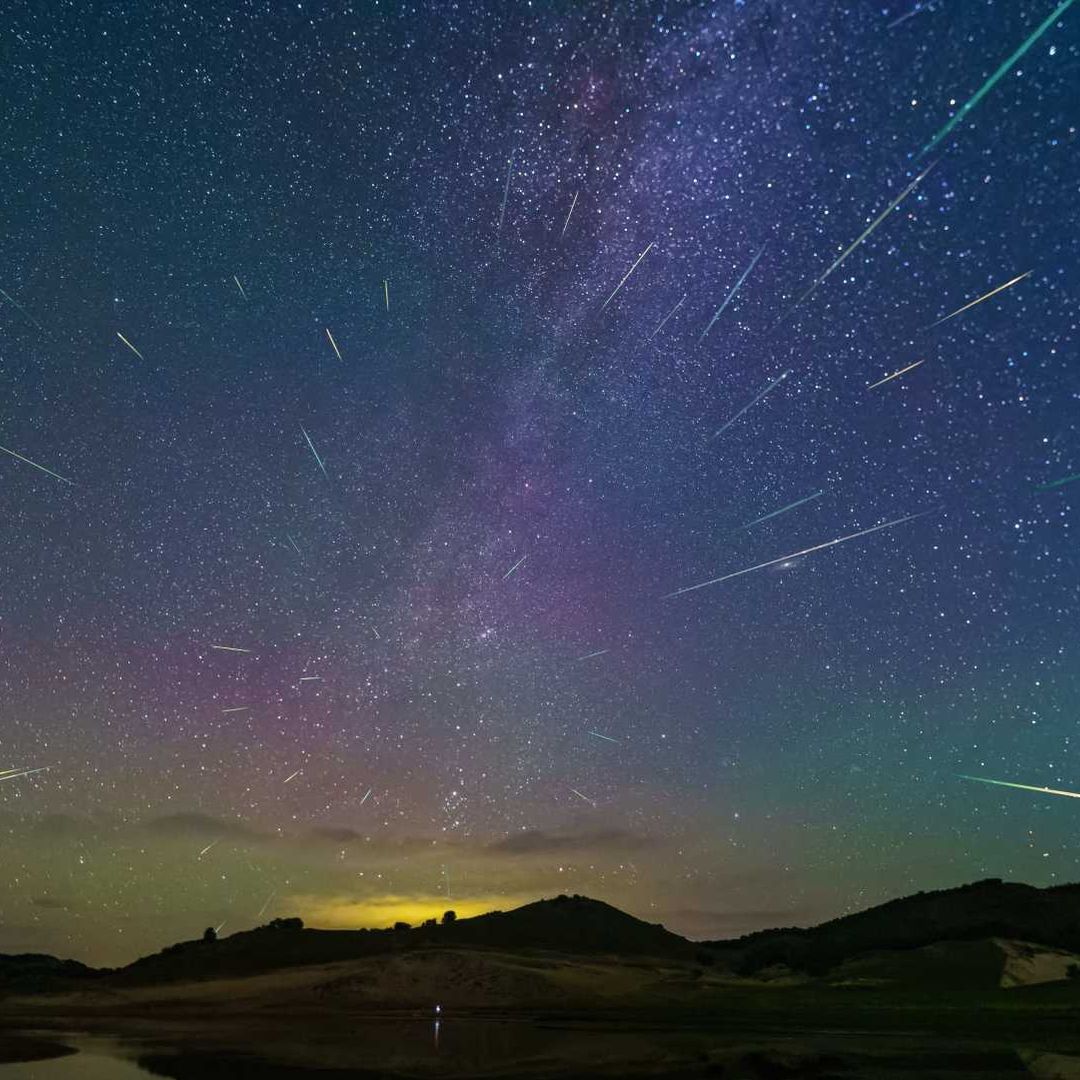 Perseidas fotografiadas en China en 2023
