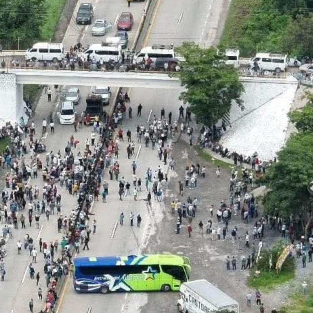 Autopista del Sol bloqueada