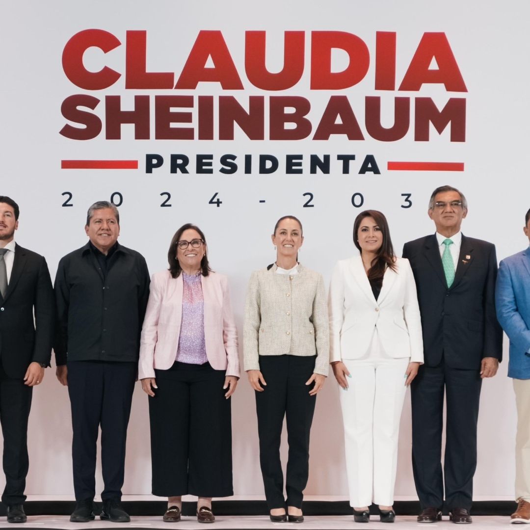Claudia Sheinbaum tras la reunión con los gobernadores del noreste del país.