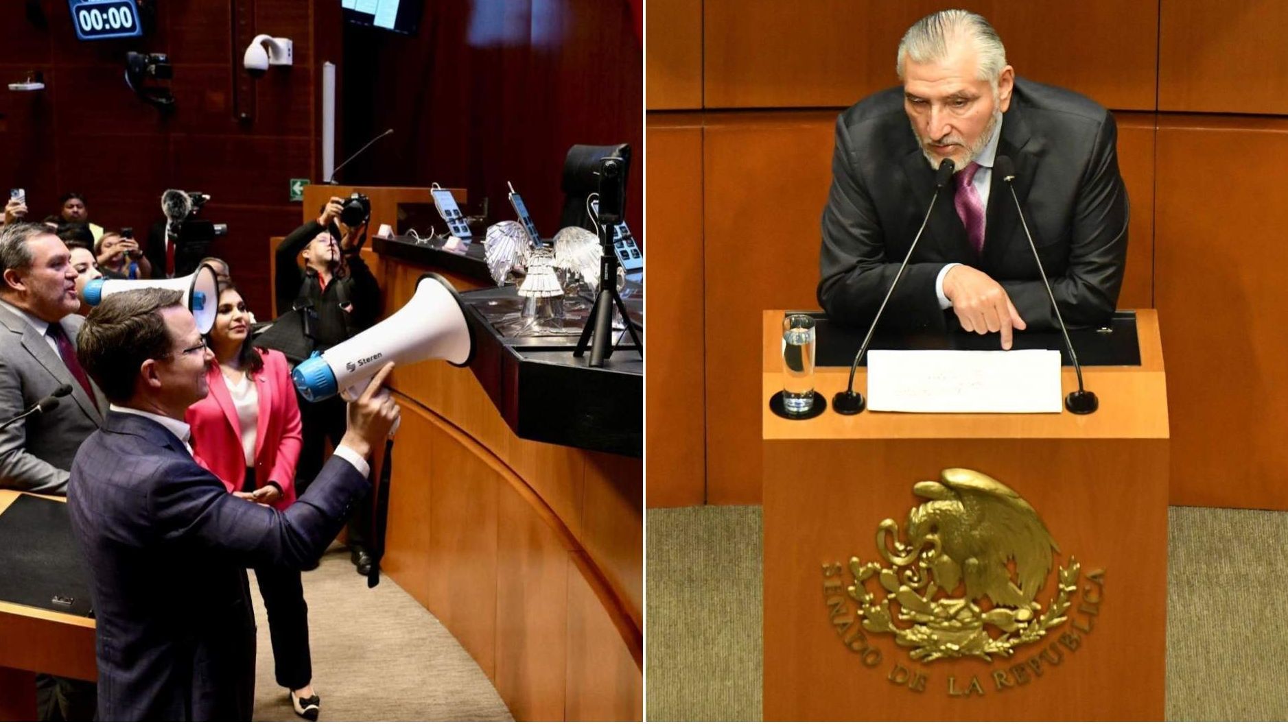 Se Enfrentan en la Permanente por Adán Augusto y "La Barredora"; Senador Rechaza Señalamientos