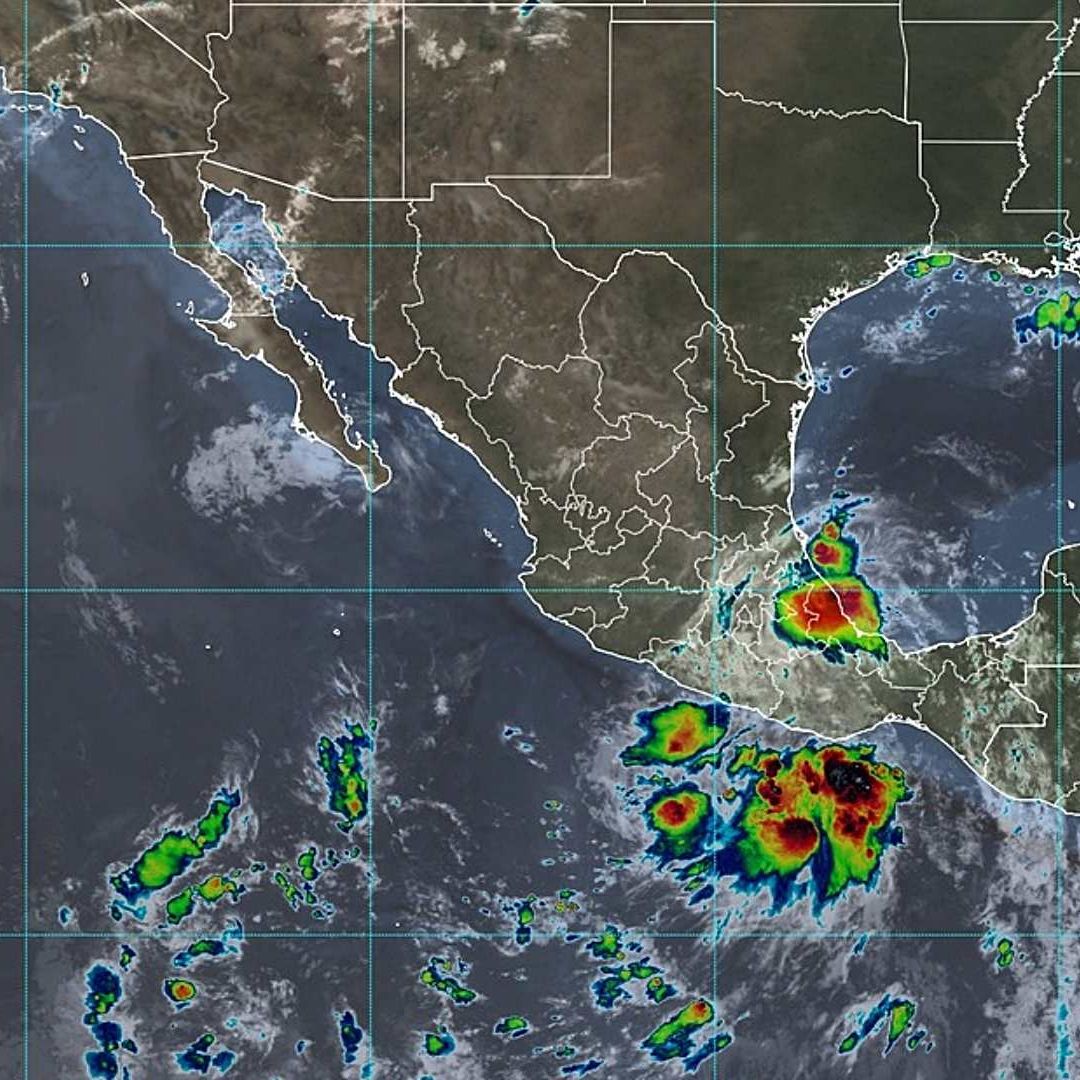 Ivo es el noveno ciclón tropical que se forma en la actual temporada 2025 en el océano Pacífico. Foto: SMN