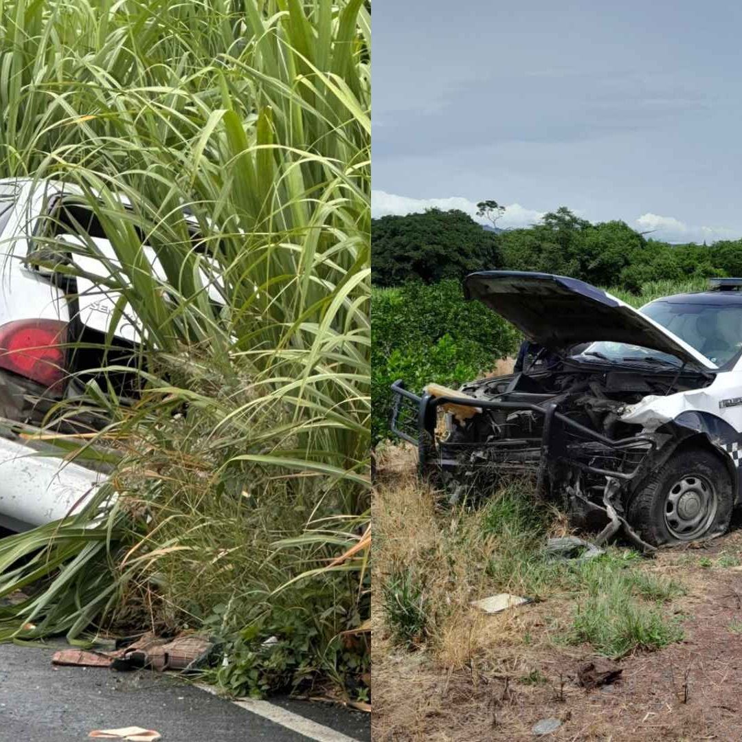 El aparatoso accidente se registró este jueves en la carretera Xalapa-Alto Lucero, a la altura de la desviación hacia Actopan.