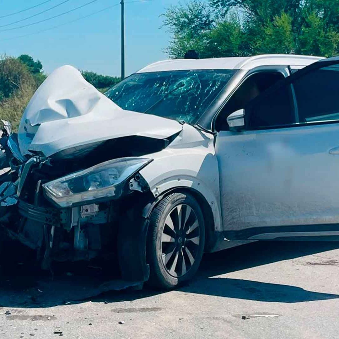 Choque por Alcance en Carretera al Mezquital Deja Personas Lesionadas