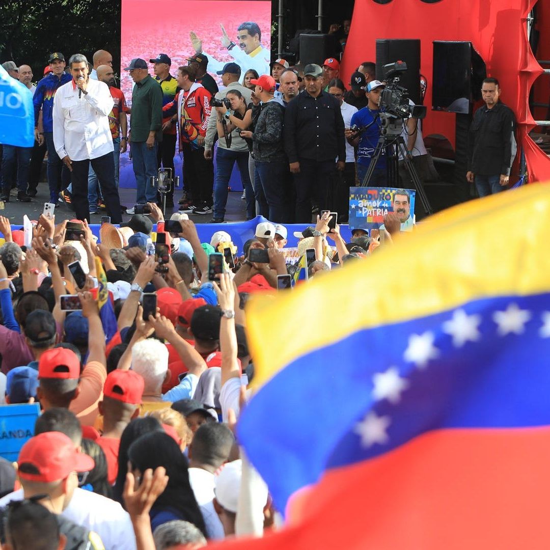 Discurso de Nicolás Maduro en la marcha nacional por la defensa de la paz