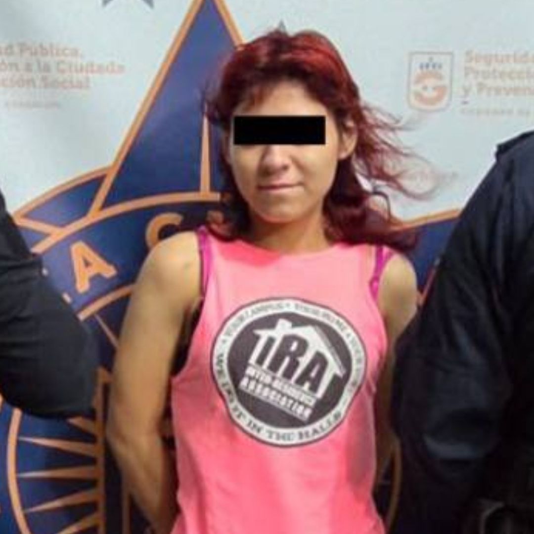 Policía de Guadalupe detiene a mujer por presunta violencia familiar