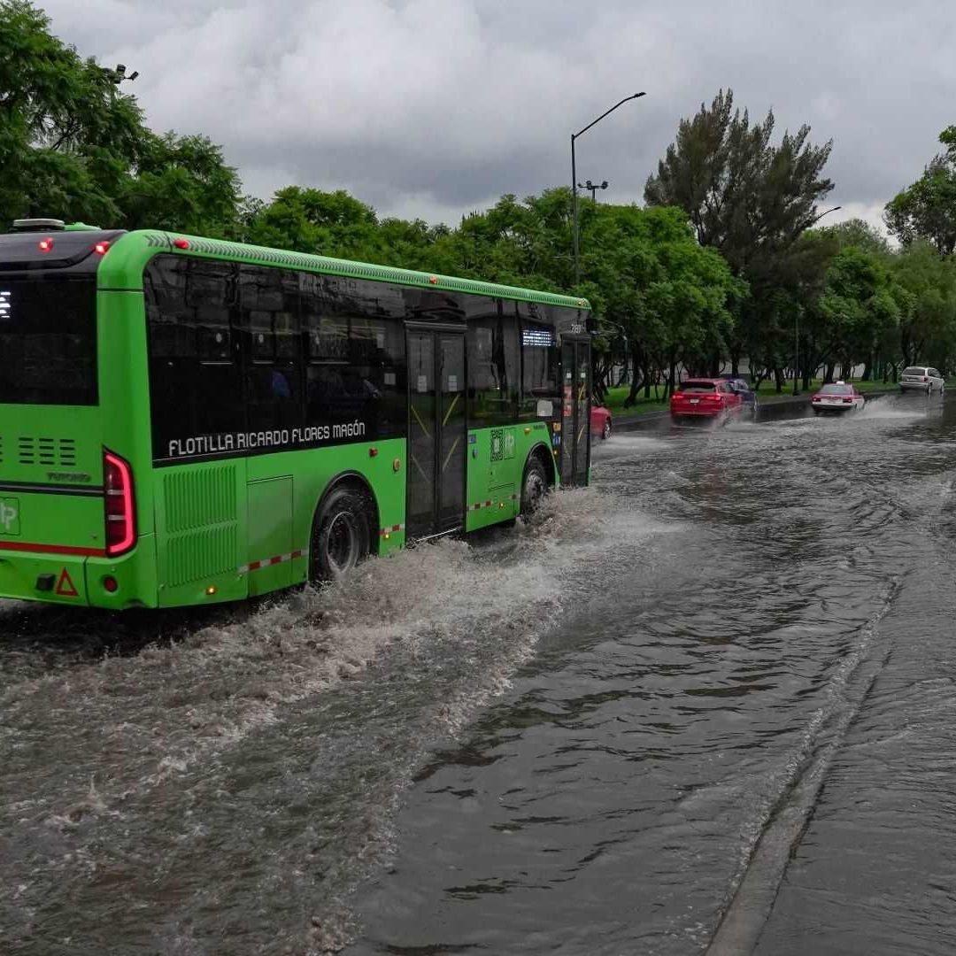 Inundación por lluvias en la CDMX