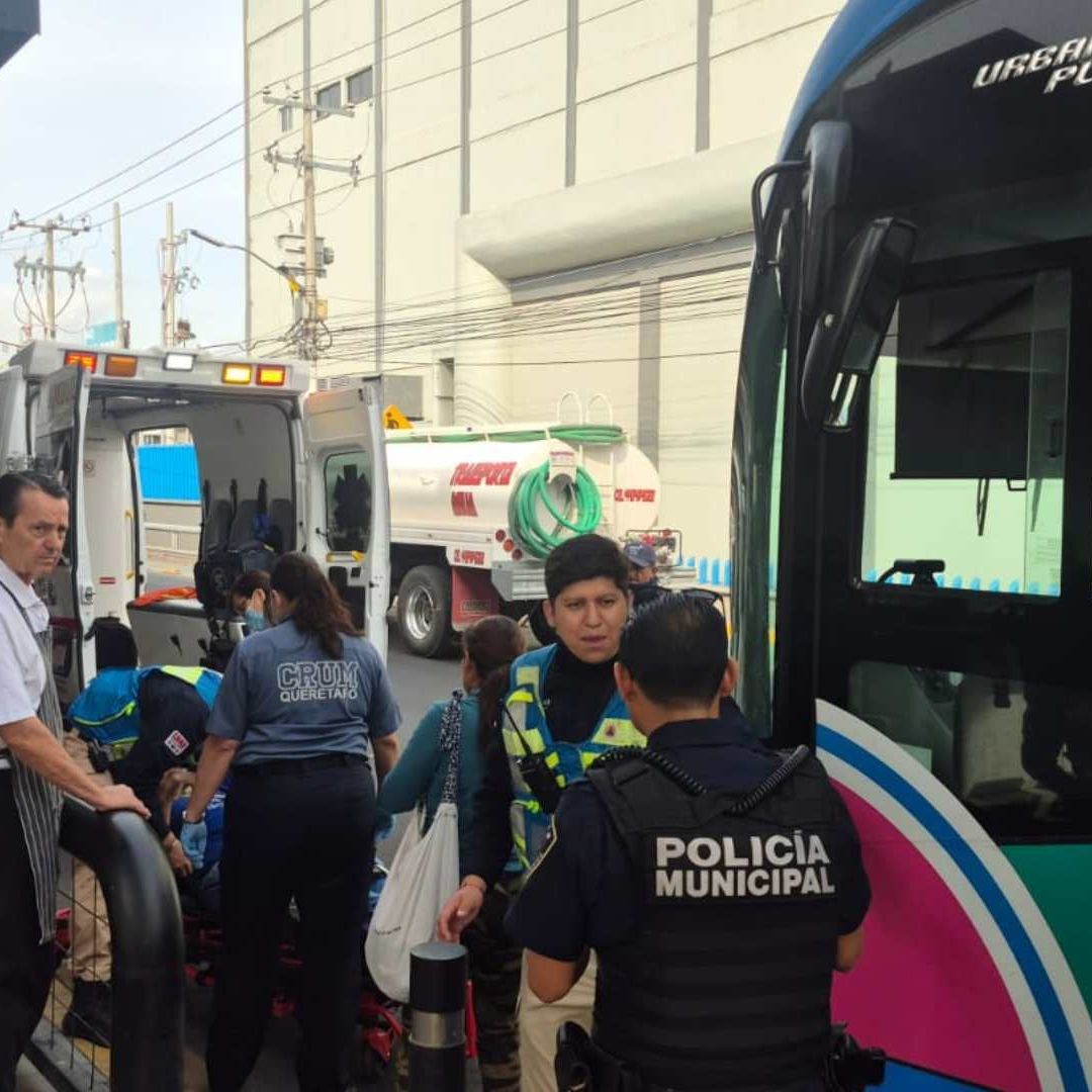 Adulto Mayor Fue Atropellado por una Unidad de Qrobús