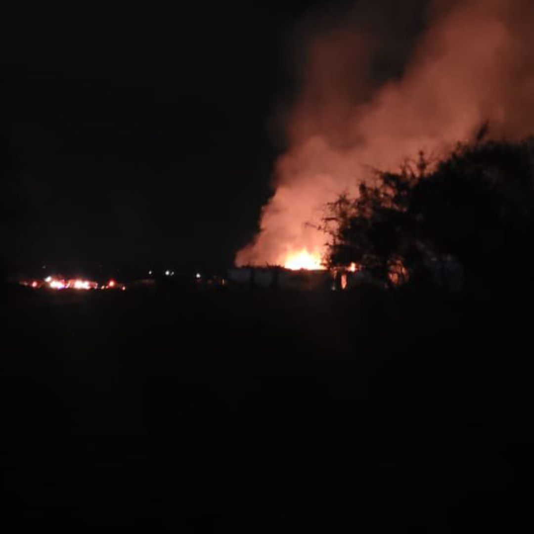 Video | Explosión de Polvorín Cimbra e 'Ilumina' Comunidad de Peñuelas, en Irapuato