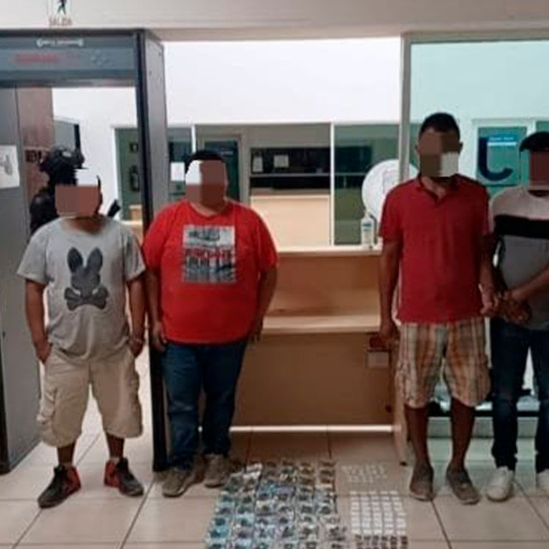 Aseguran Dosis de Droga y Detienen a Cuatro Personas en Tamaulipas