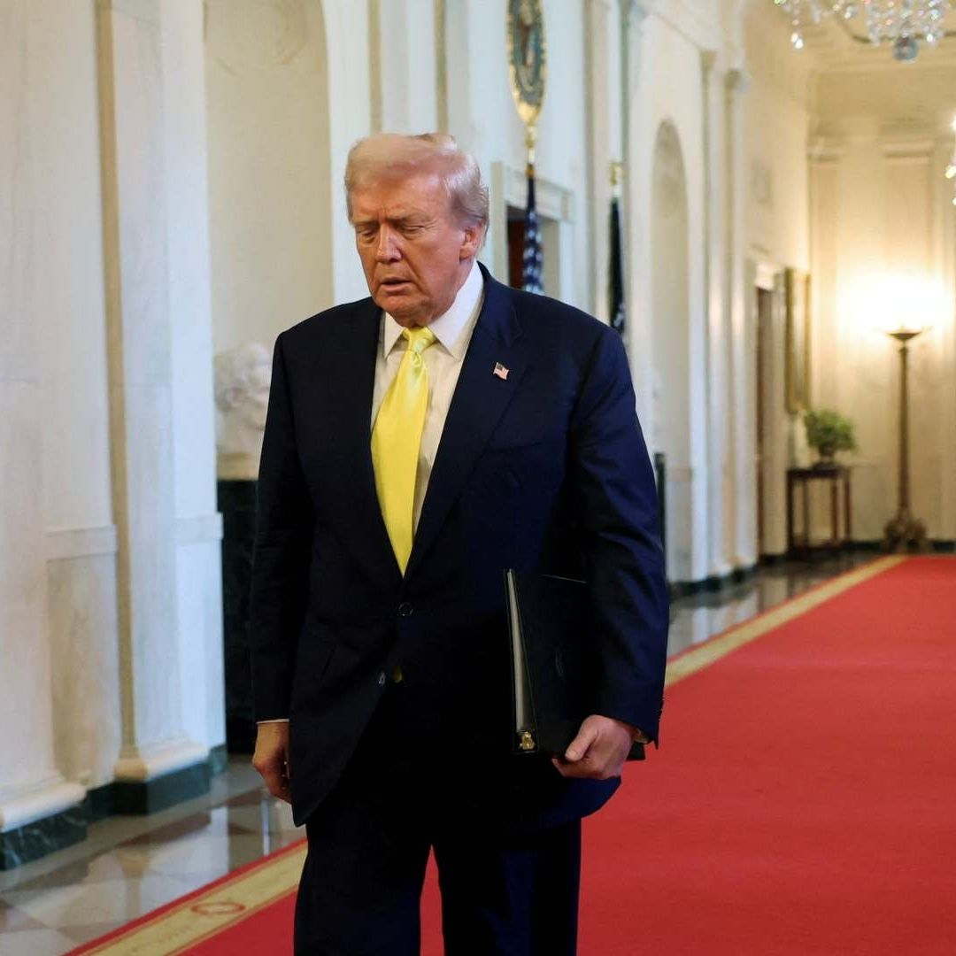 Trump llega a evento en Casa Blanca el 7 de agosto de 2025