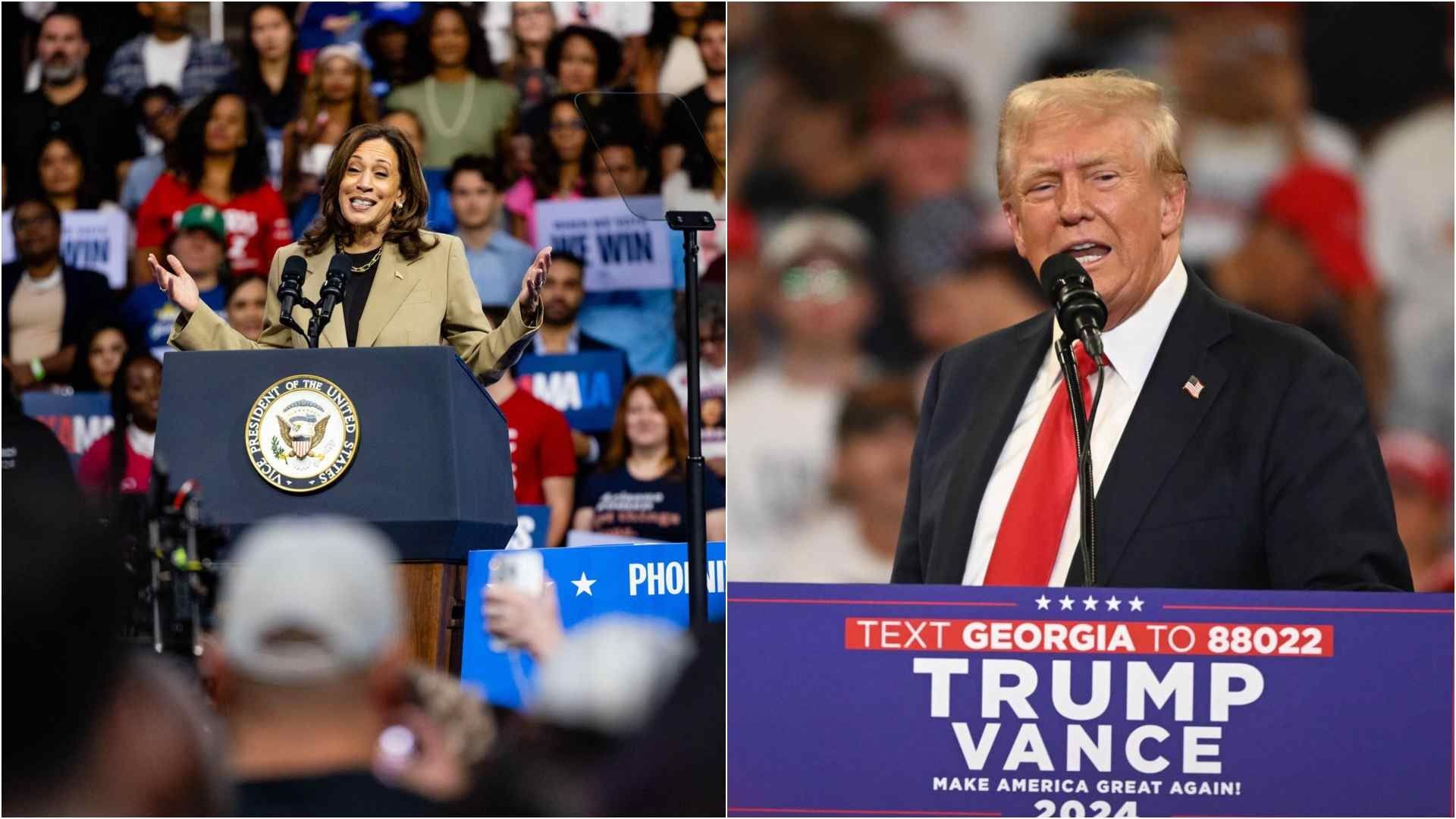 Kamala Harris y Donald Trump