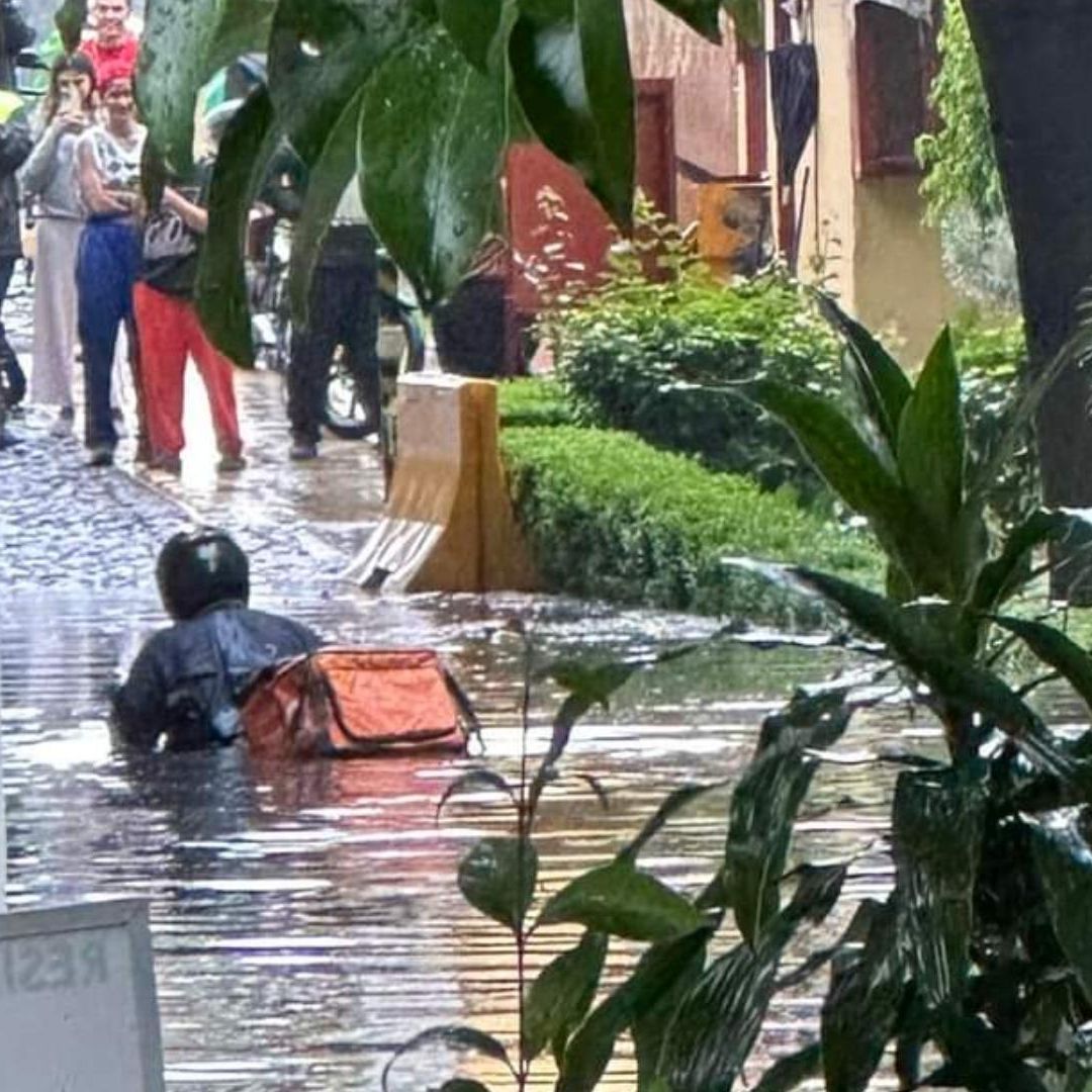 Uno de los puntos más afectados fue la intersección de Calzada de Tlalpan y la calle José María Morelos