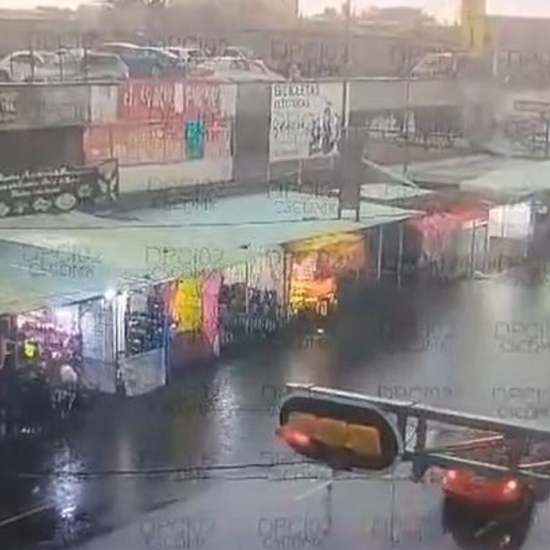 No cesan las lluvias y ya hay encharcamientos en diversos puntos de la CDMX.