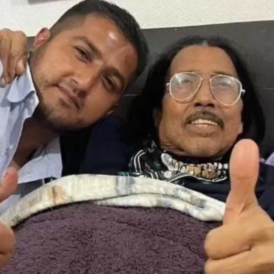 Oscar y David Lerma se abrazan