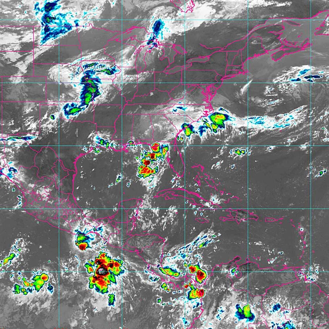 La tormenta tropical Erin es el quinto ciclón que se forma en el Atlántico. Foto: SMN