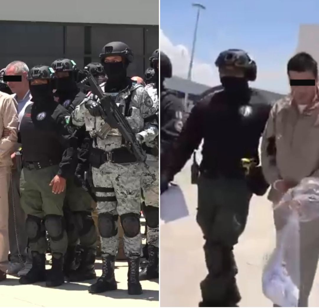 Esposados de Pies y Manos, Así Fue el Traslado de 26 Narcotraficantes Mexicanos a EUA: Video