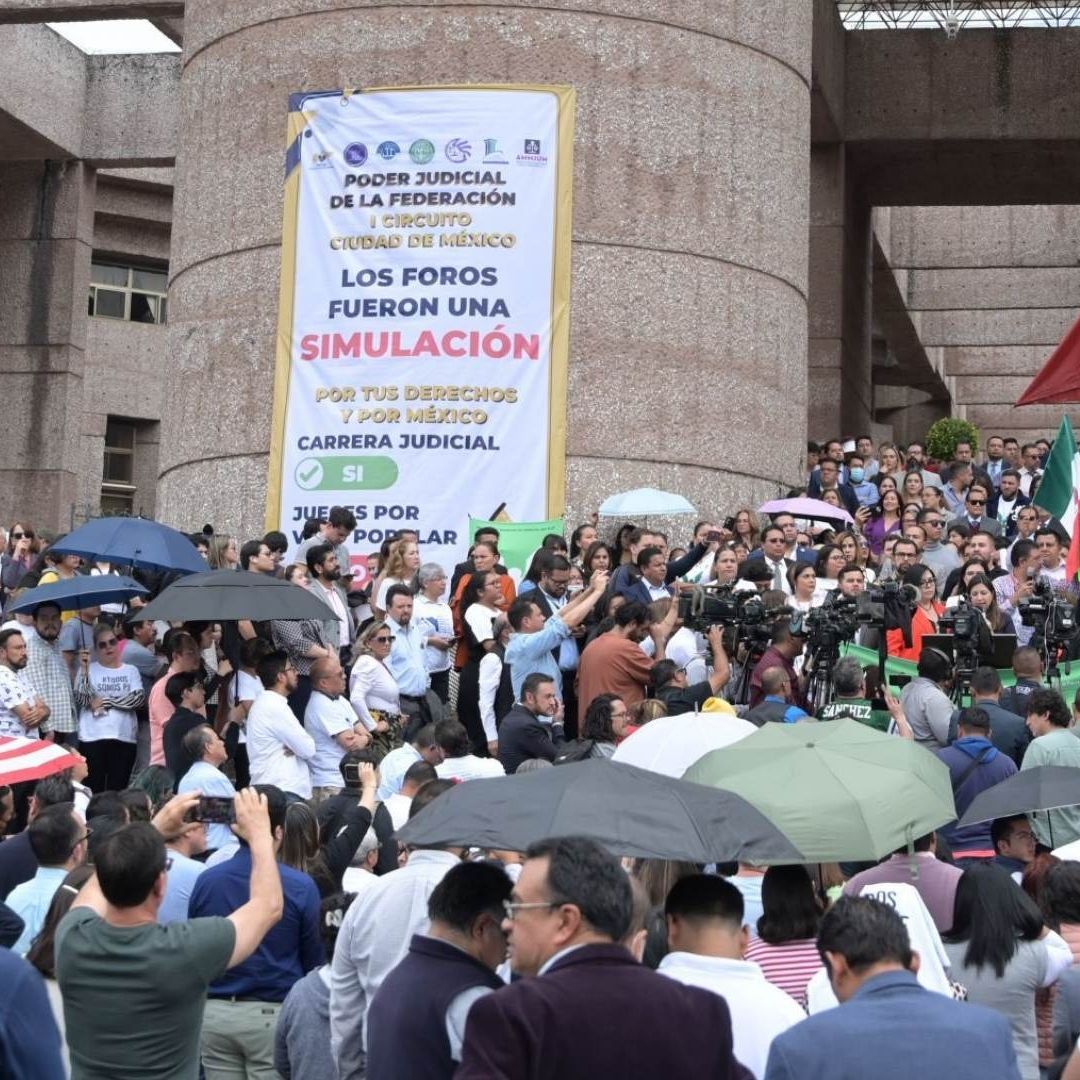 El presidente Andrés Manuel López obrador habló hoy 14 de agosto sobre la huelga de los trabajadores del Poder Judicial