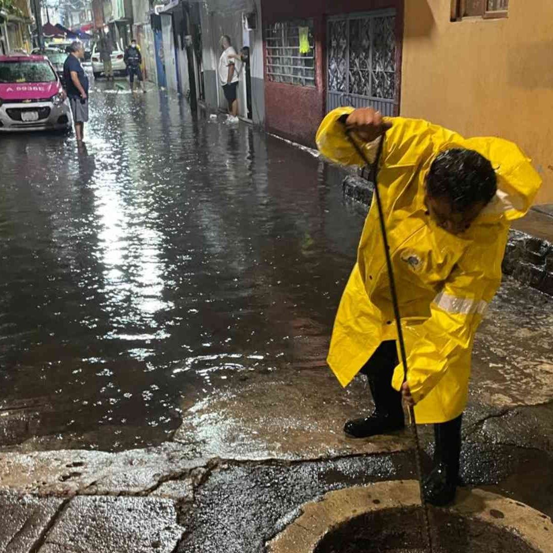 Afectaciones por lluvias en la CDMX