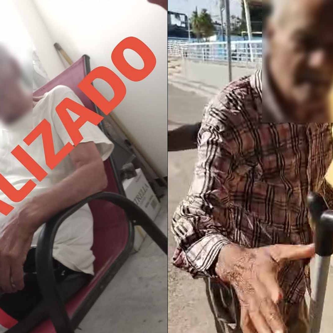 Abuelito Rescatado en Canal de Tampico Estaba Desaparecido en SLP