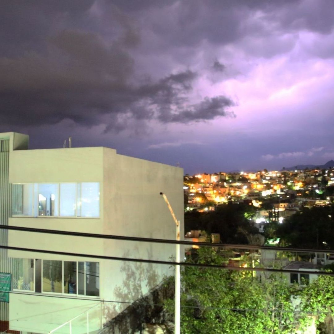 Actividad eléctrica de una tormenta.