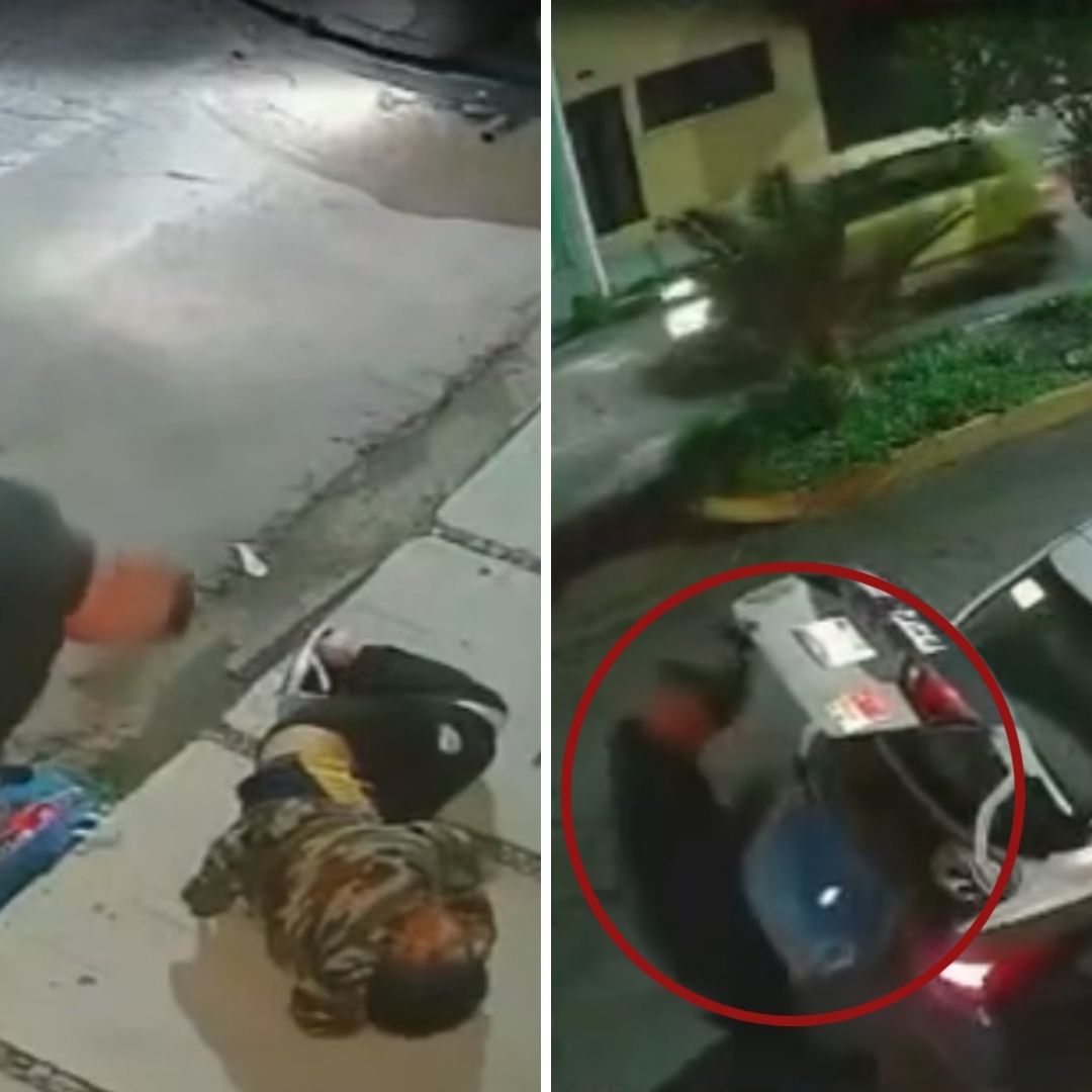 Video: Policía Aprovecha que Indigente Duerme y le Roba su Mochila