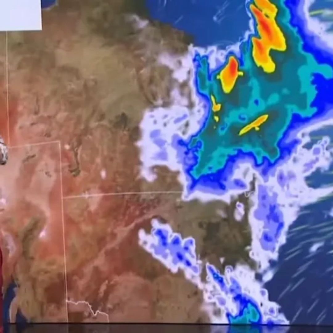 Nate Byrne lo tomó con calma y avisó a la producción del programa lo que le estaba pasando. Foto Captura de pantalla