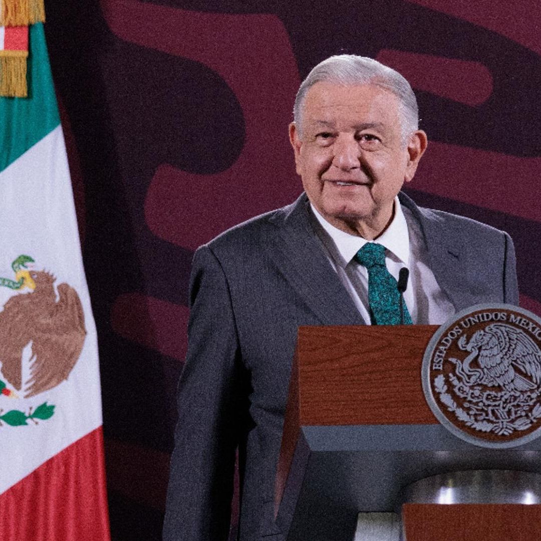 Andrés Manuel López Obrador, presidente de México, en la conferencia mañanera del 16 de agosto de 2024