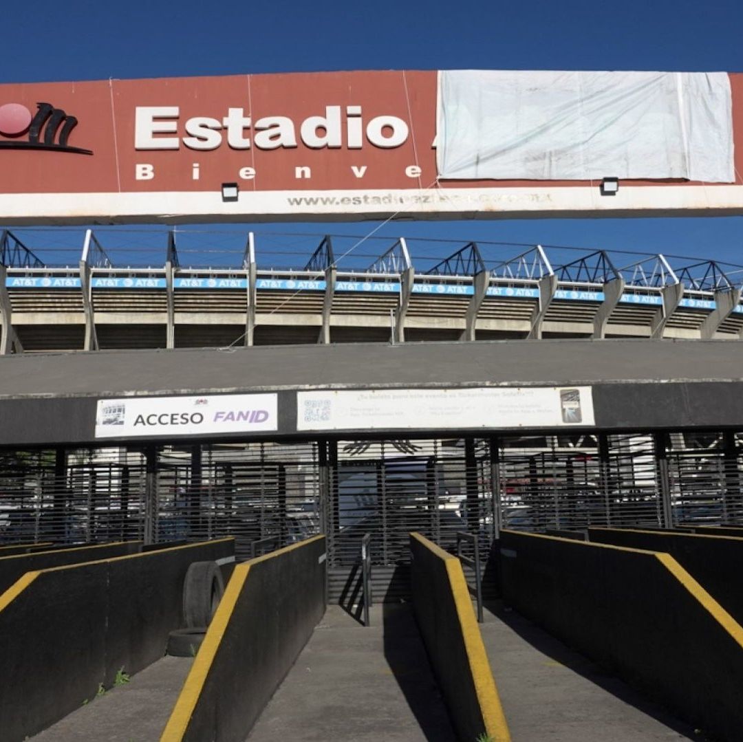 En la imagen se puede ver el Estadio Azteca.