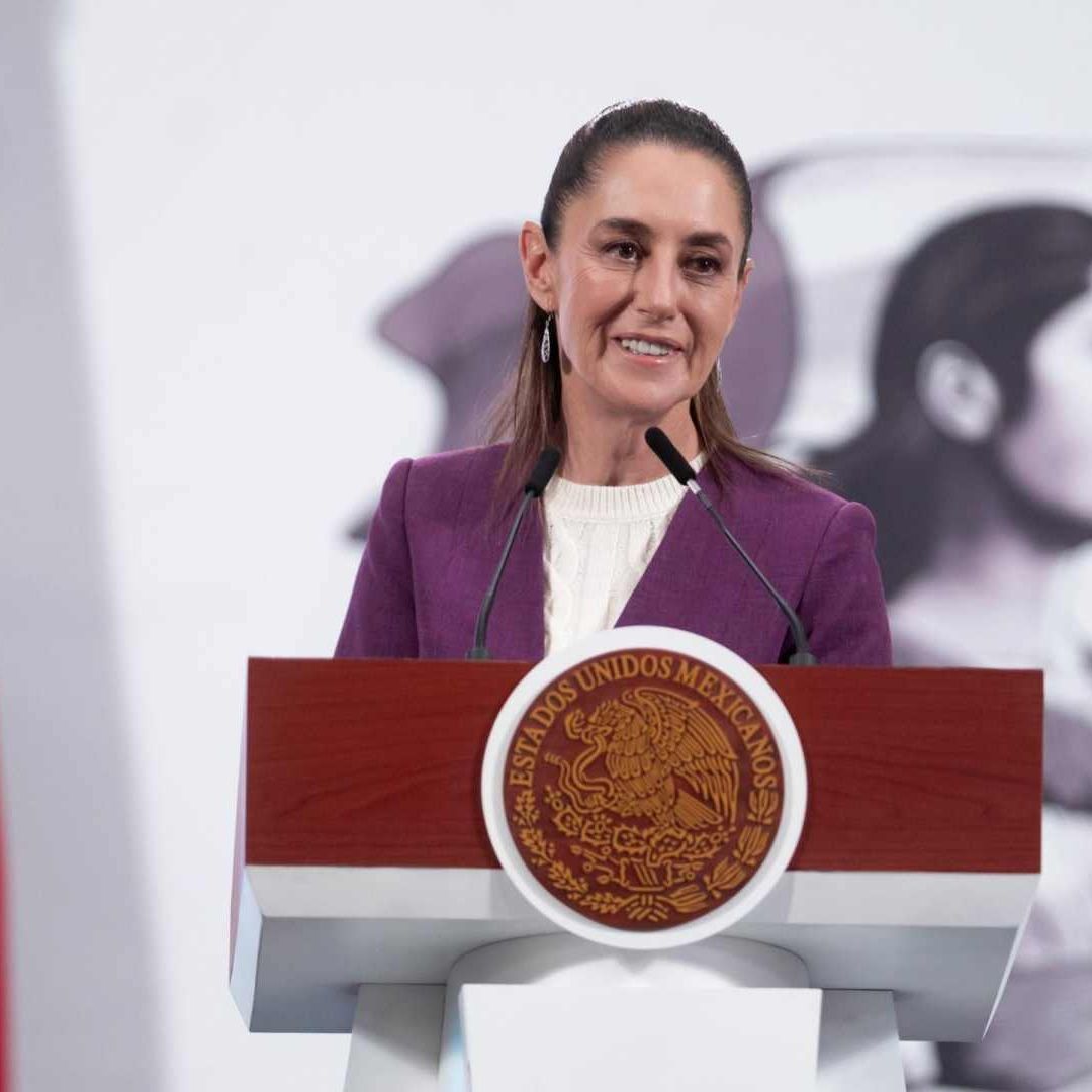 La presidenta Claudia Sheinbaum
