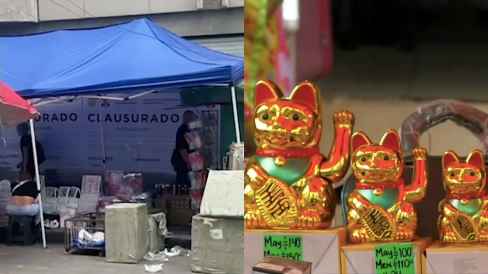 Ante Clausura de Plaza, Comerciantes de Productos Chinos se Instalan en Calles de la CDMX