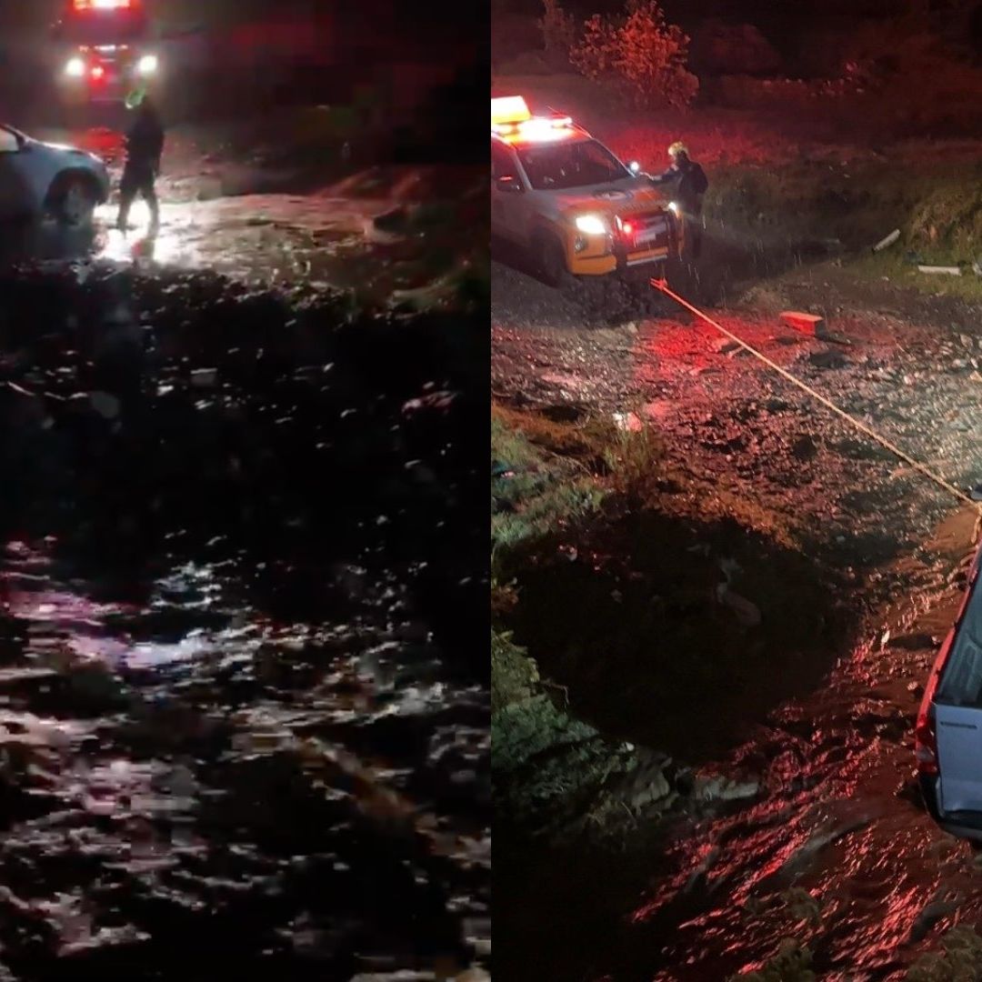 Rescate de Conductor de Camioneta en Barranca de Santa María Xonacatepec Puebla