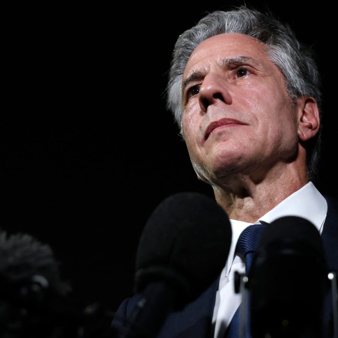 Blinken escuchó que Benjamín Netanyahu había aceptado la propuesta de tregua. Foto AFP
