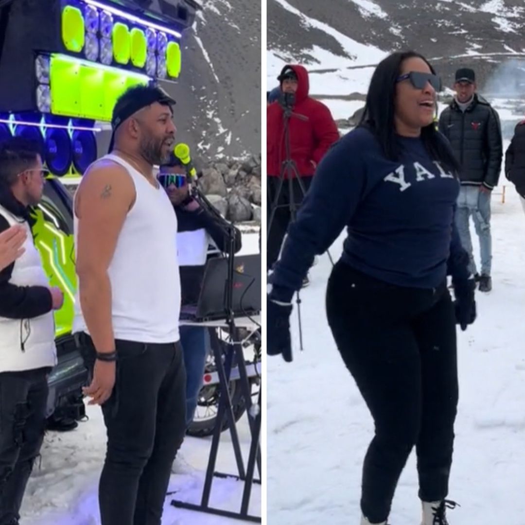 Llevan salsa hasta una montaña