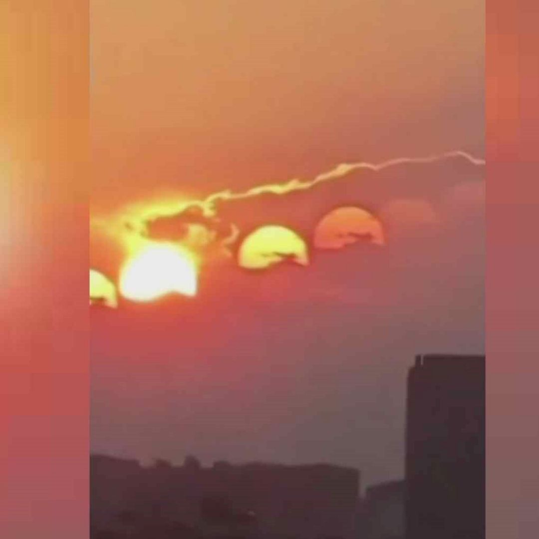 El pasado lunes, 19 de agosto de 2024, aparecieron siete ‘soles’ en el cielo de Chengdu, al suroeste de Sichuan, en China