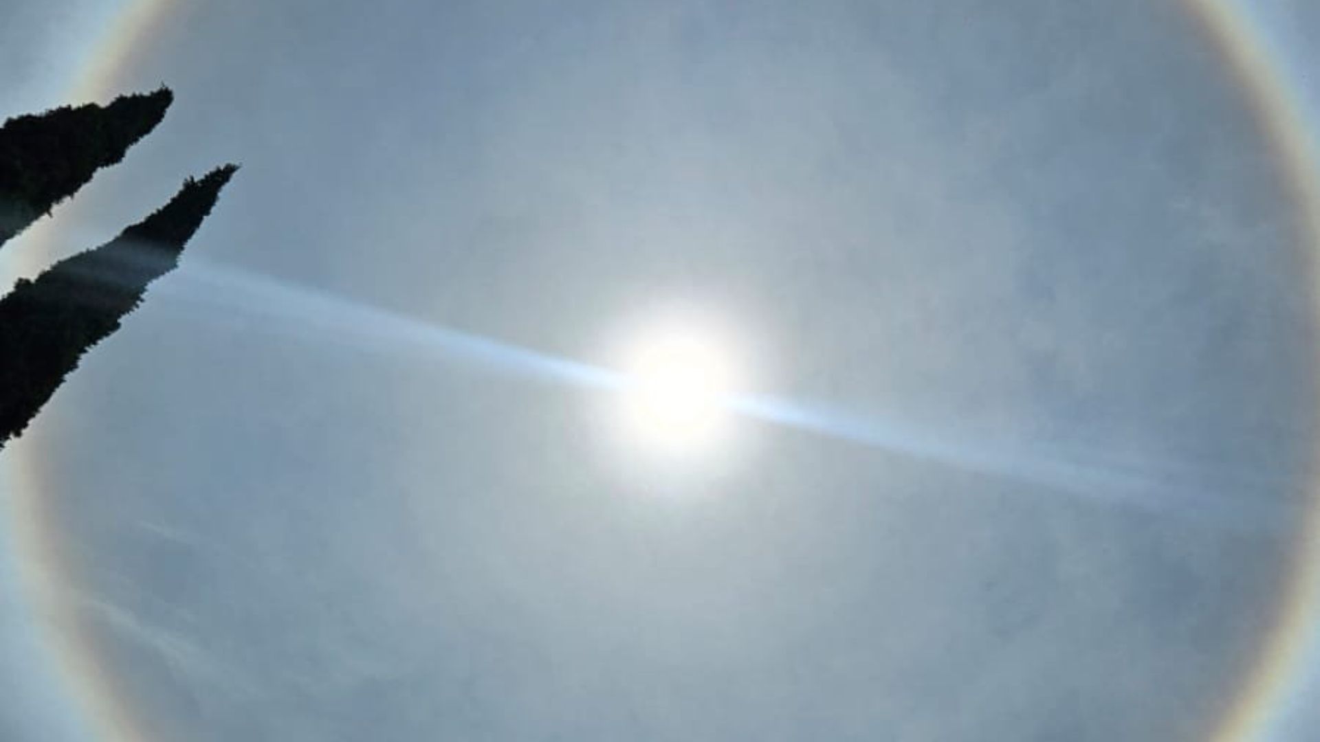 Reportan Halo Solar que se Puede Observar Desde el Área Metropolitana de Guadalajara
