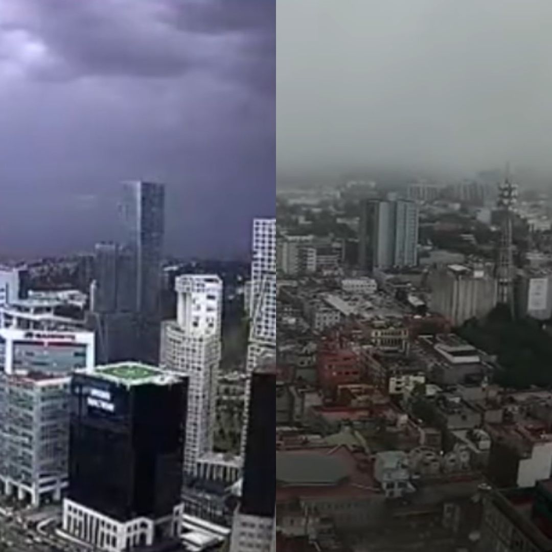 Así se ve el cielo por lluvias en distintas zonas de la CDMX, miércoles 21 de agosto de 2024