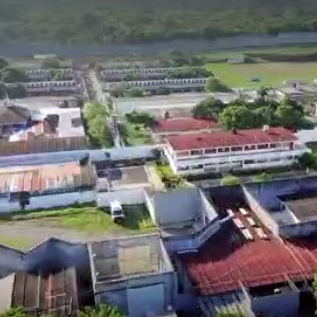 Vista aérea del penal de Tuxpan