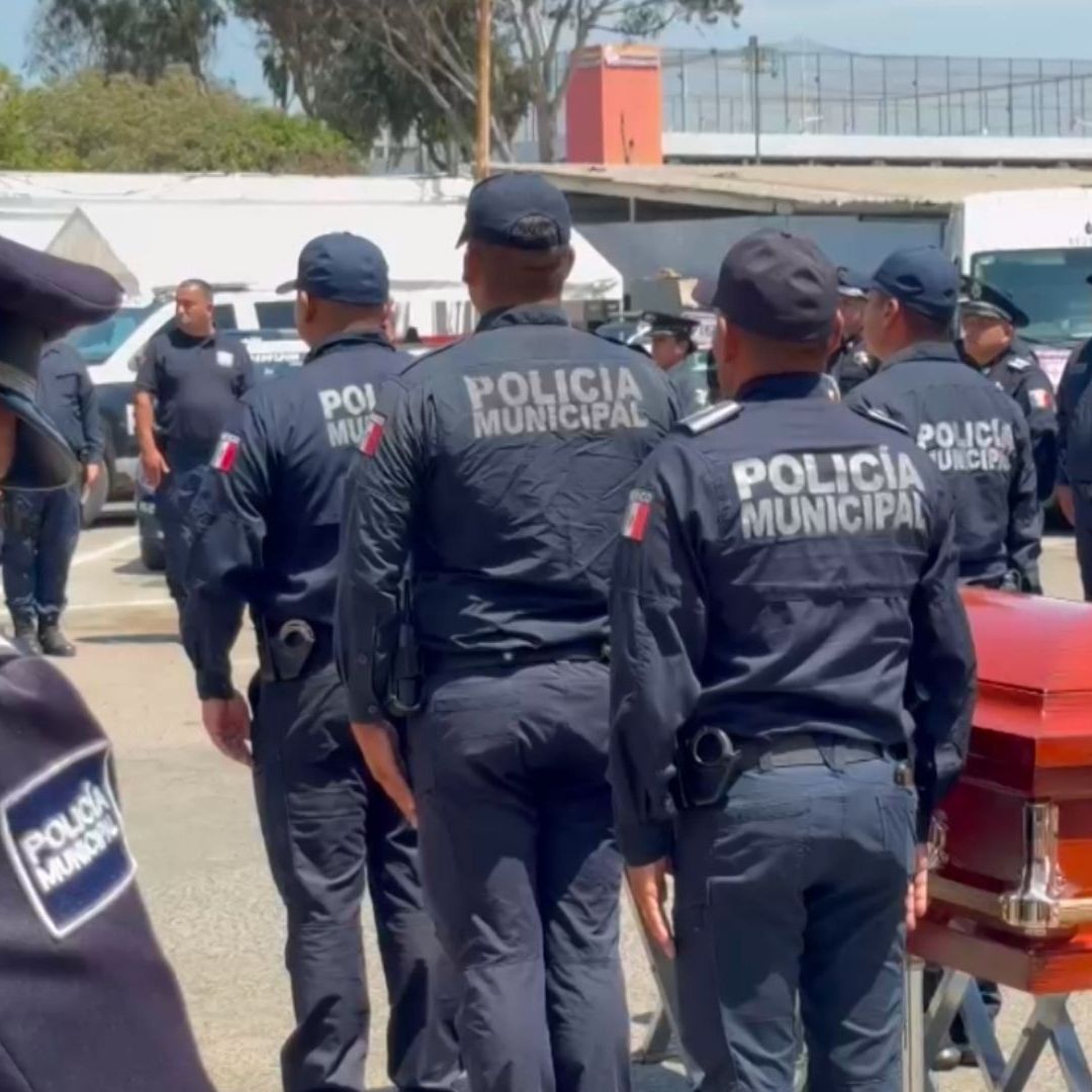 Dan Último Adiós a Abel Gómez, Policía que Falleció en Maratón en Ensenada