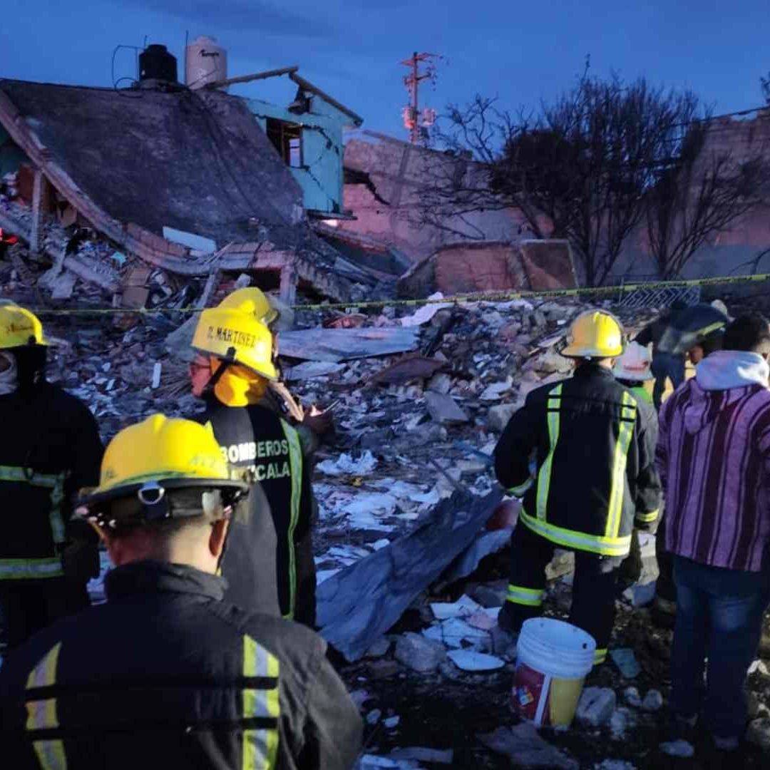 Explosión de pirotecnia en Tlaxcala